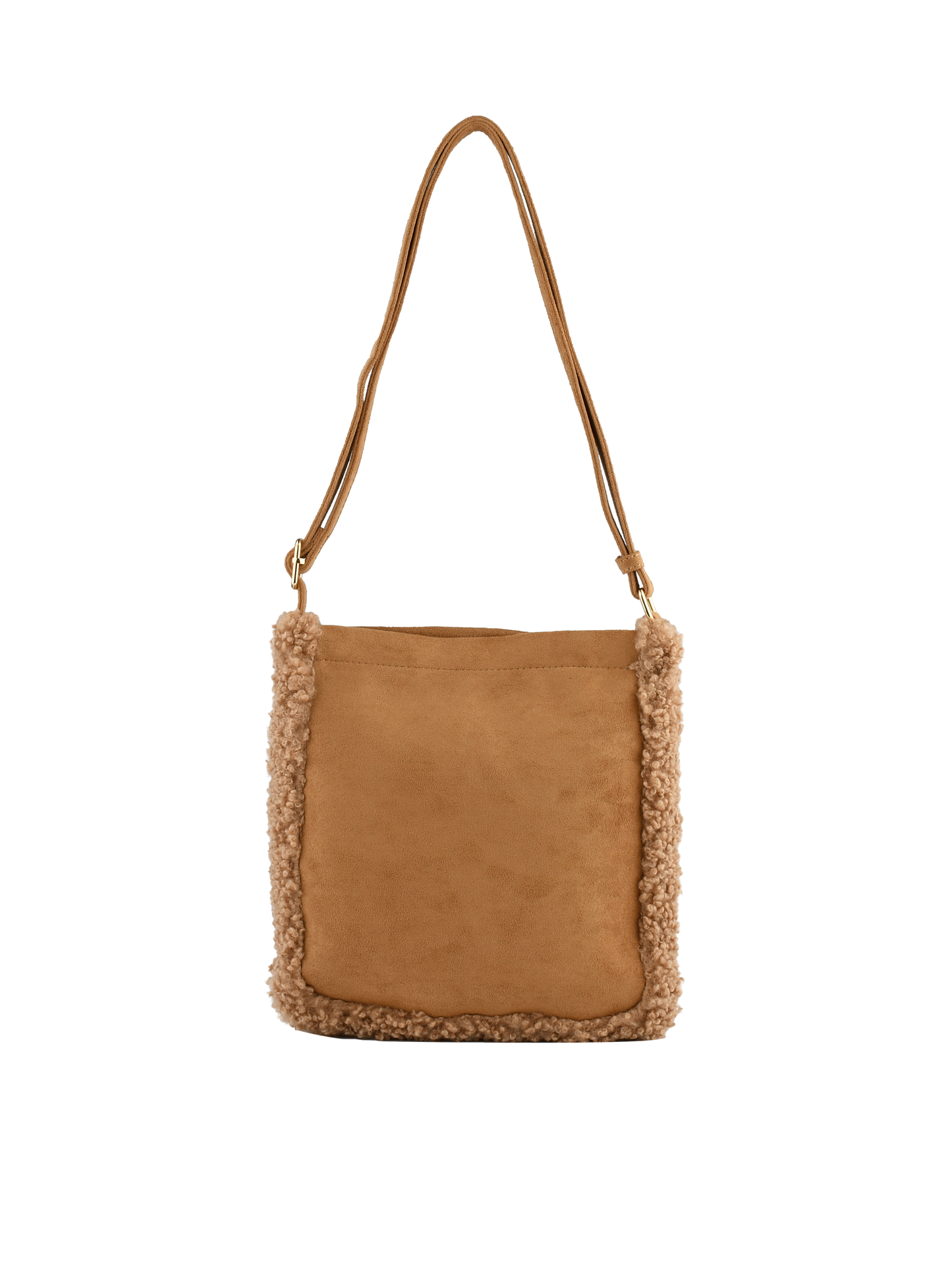 Roselyne - Sac porté travers camel/camel