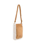 Roselyne - Sac porté travers camel/blanc