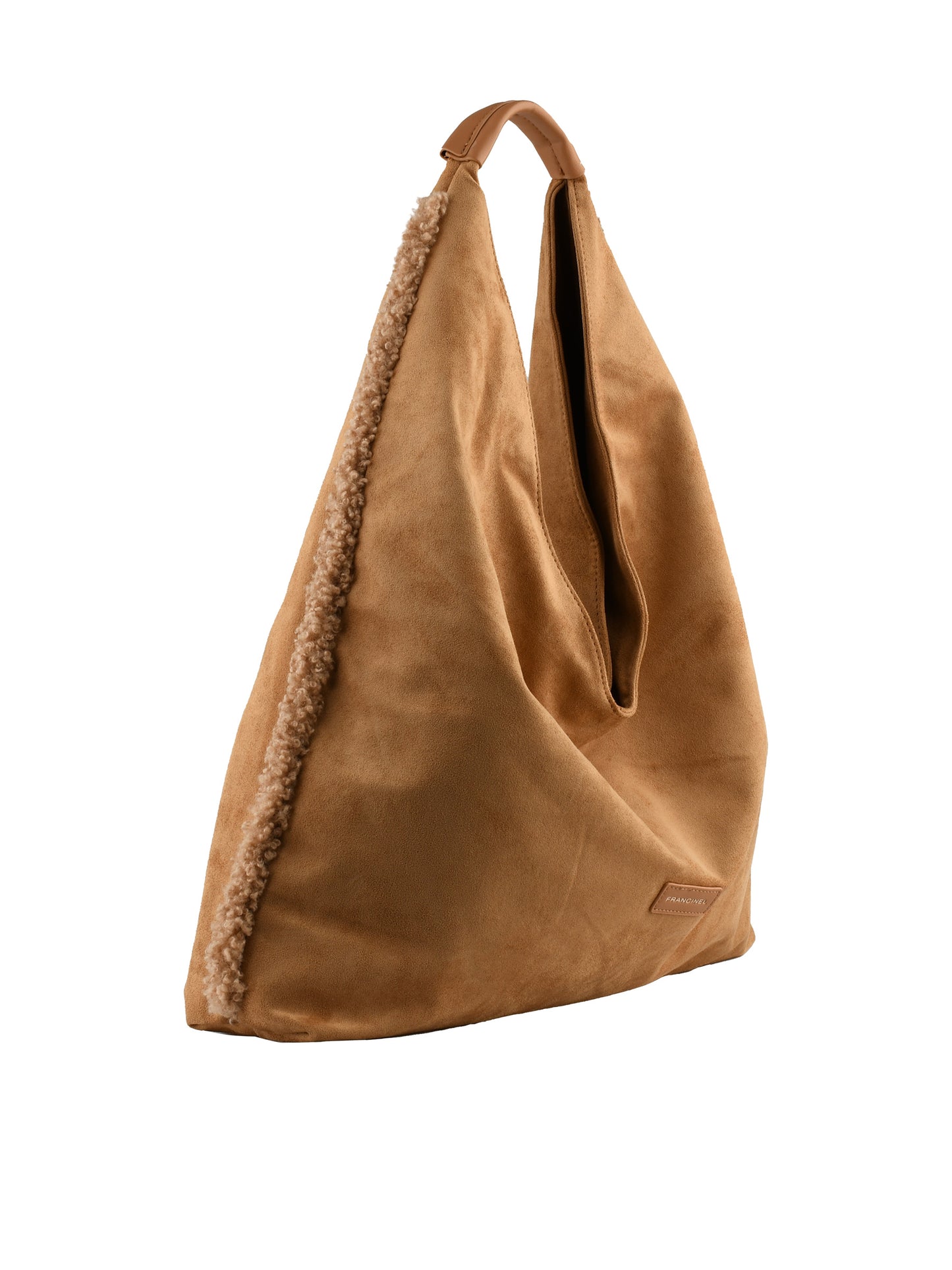 Roselyne - Sac shopping camel/camel