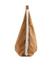 Roselyne - Sac shopping camel/blanc