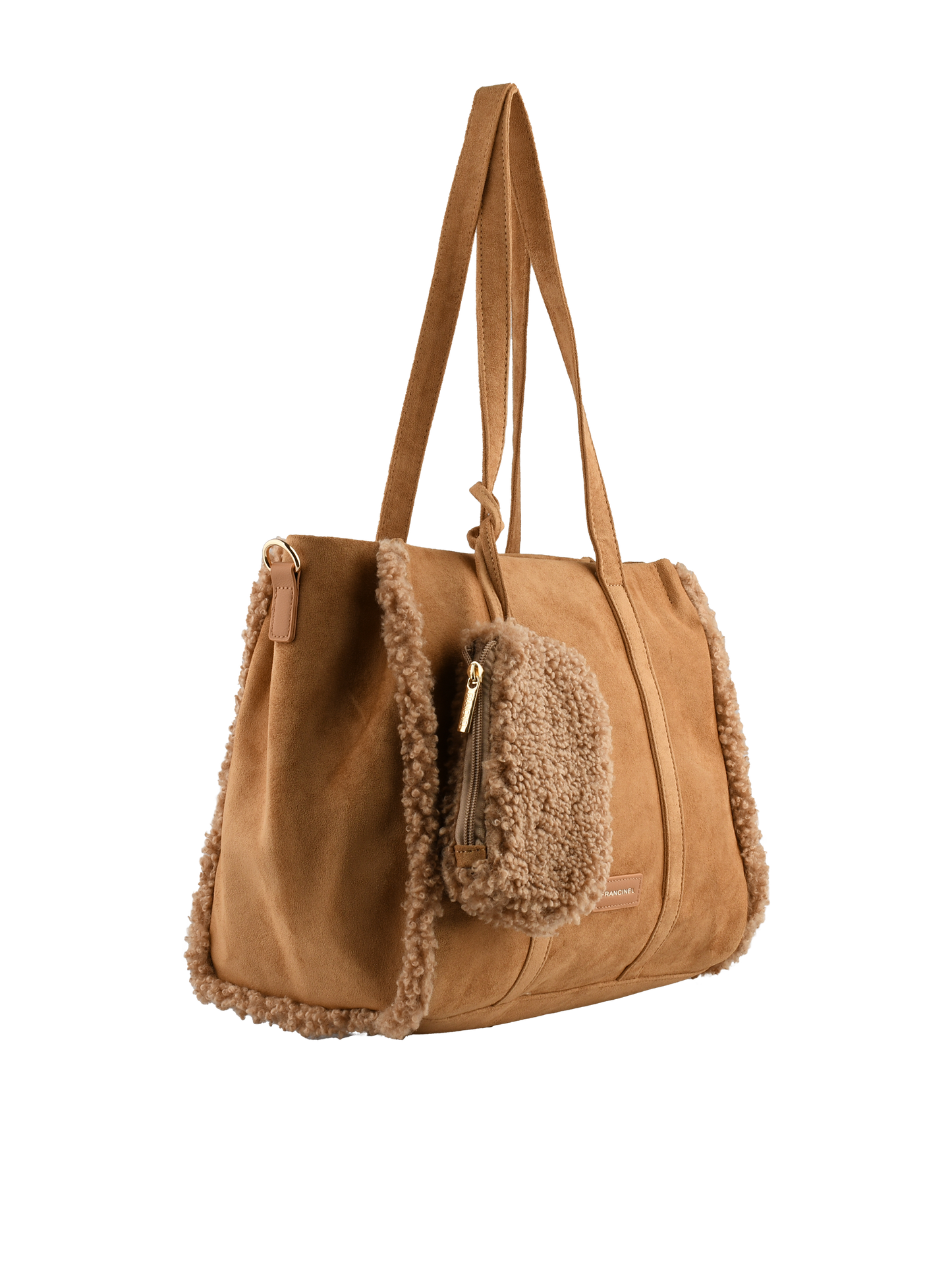 Roselyne - Sac porté épaule camel/camel