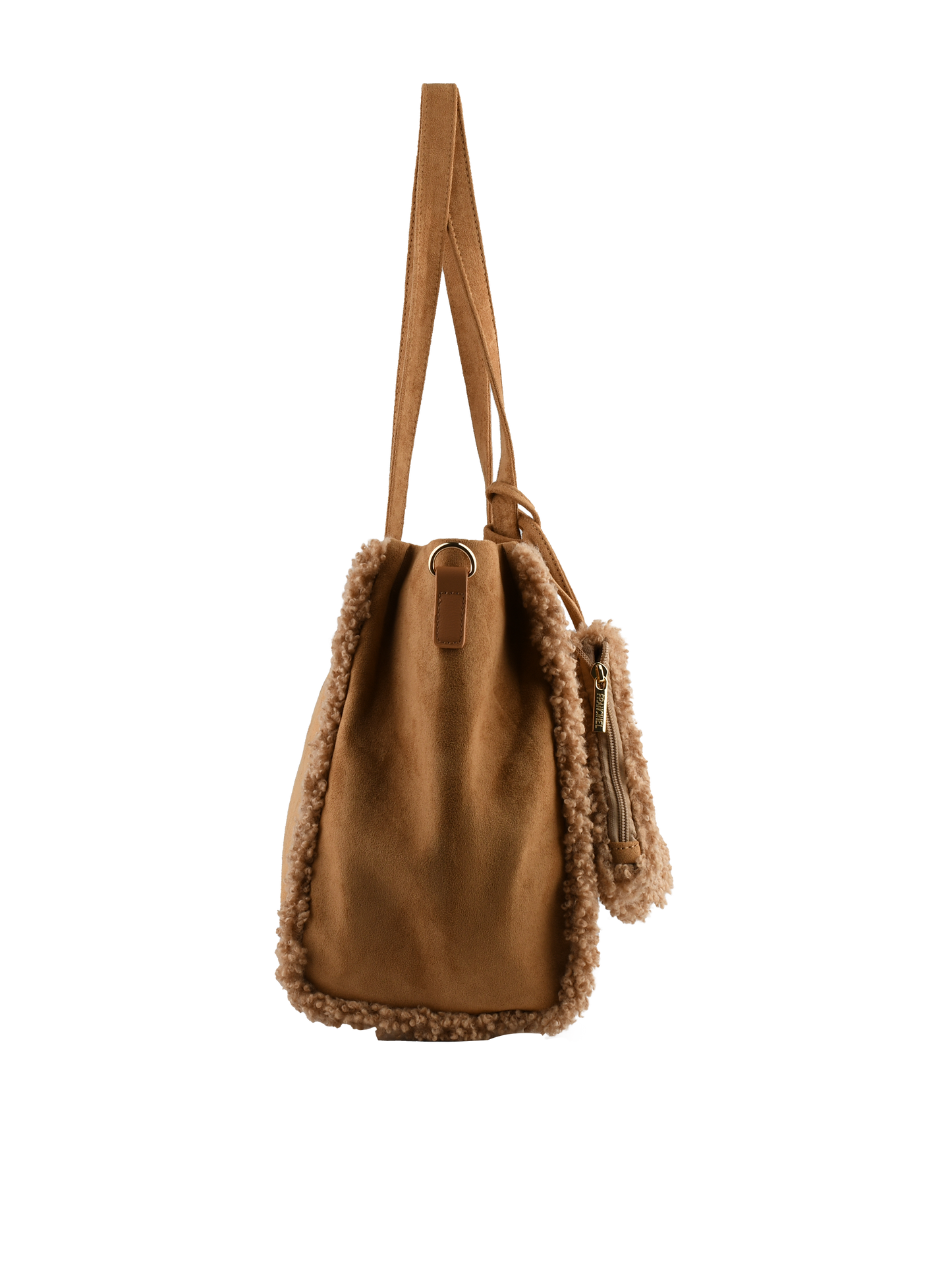 Roselyne - Sac porté épaule camel/camel