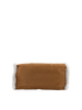 Roselyne - Sac porté épaule camel/blanc
