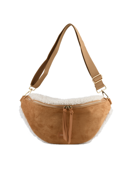 Roselyne - Banane camel/blanc