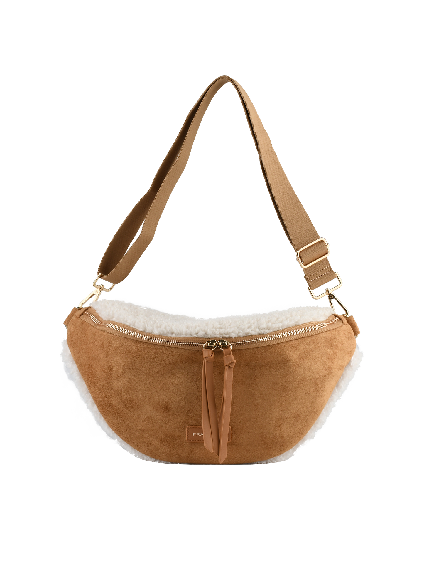 Roselyne - Banane camel/blanc
