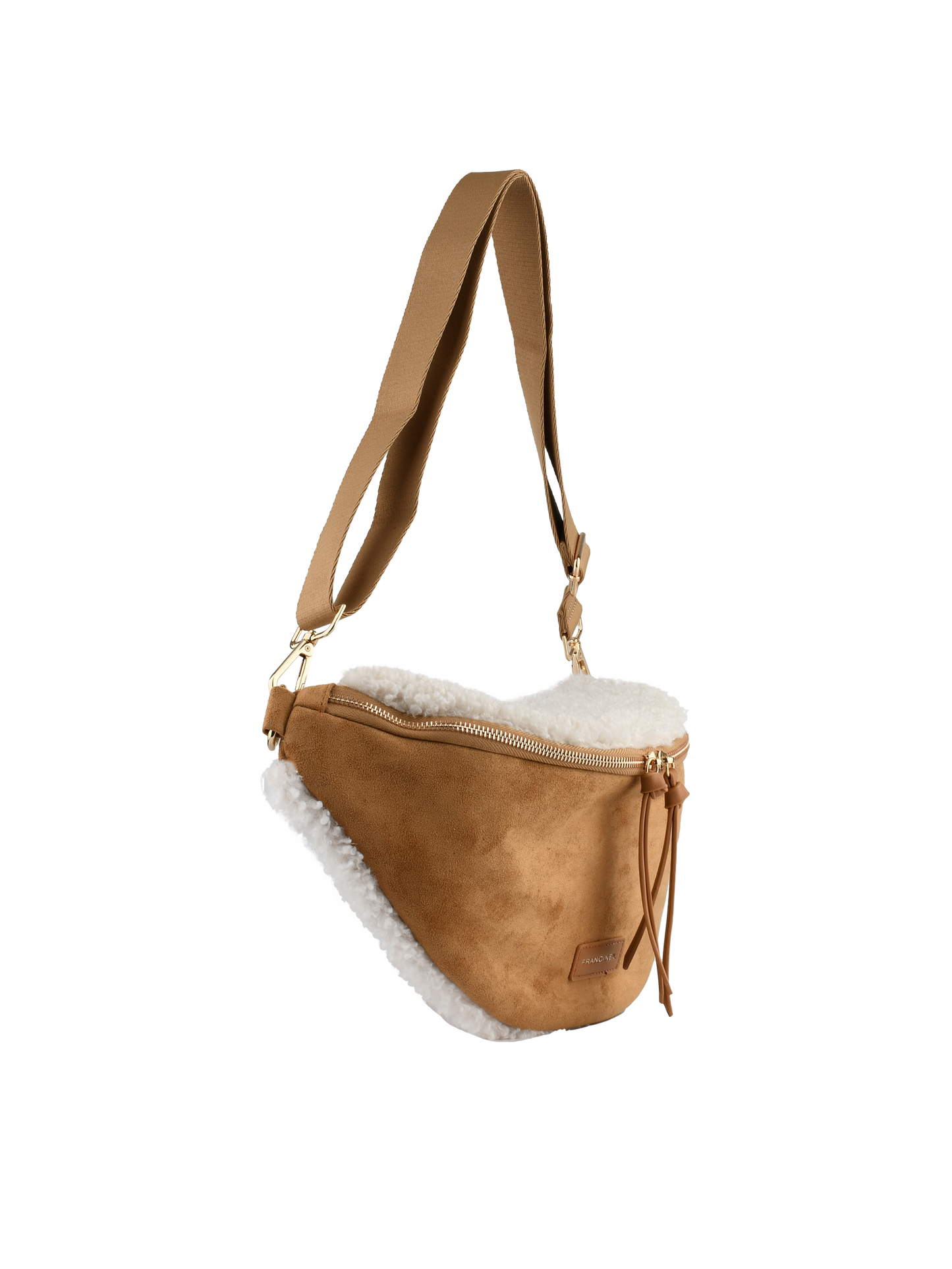 Roselyne - Banane camel/blanc