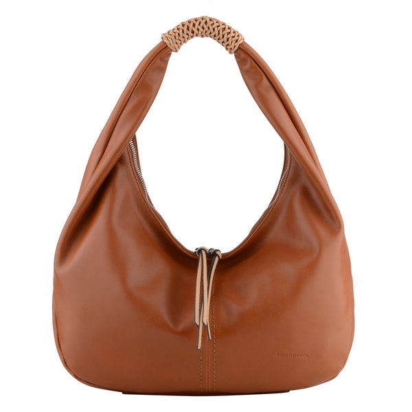 Audrey - Sac porté épaule Camel