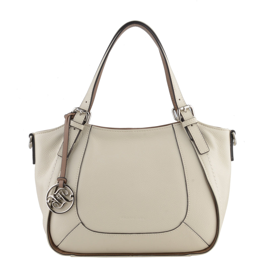Sac à Main Cuir Beige Femme Antonella – Modèle Vintage 1996, Peu Utilisé, Occasion