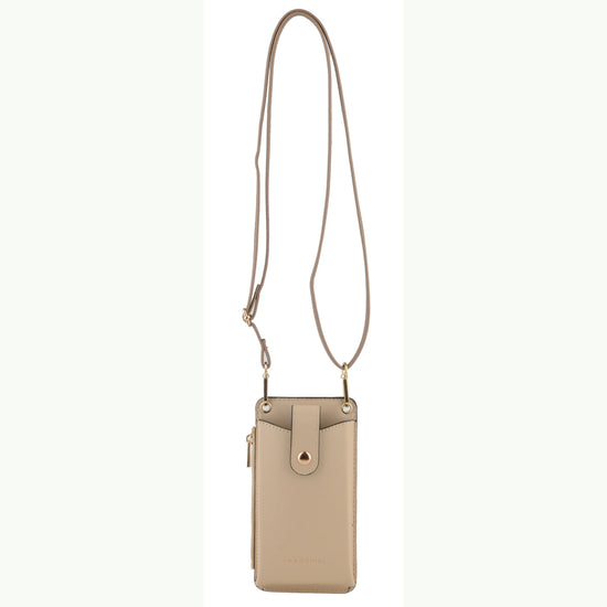 Genny - Pochette téléphone Beige