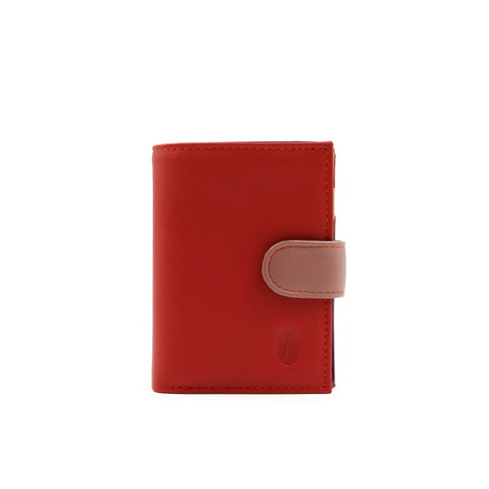 Charger l&amp;#39;image dans la galerie, Casual Multi - Porte-cartes à bouton pression Rouge
