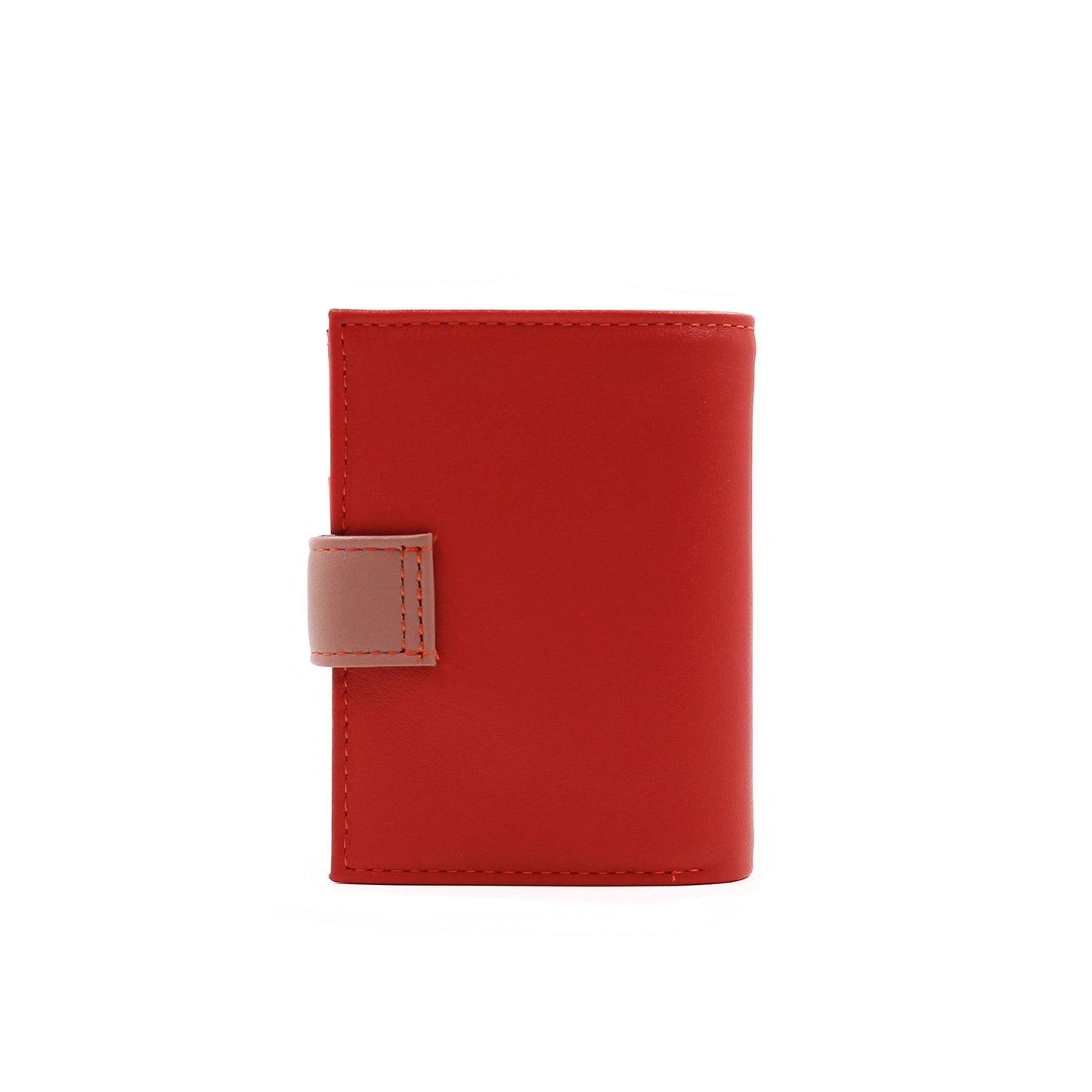 Casual Multi - Porte-cartes à bouton pression Rouge