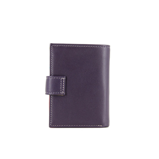 Casual Multi - Porte-cartes à bouton pression Violet