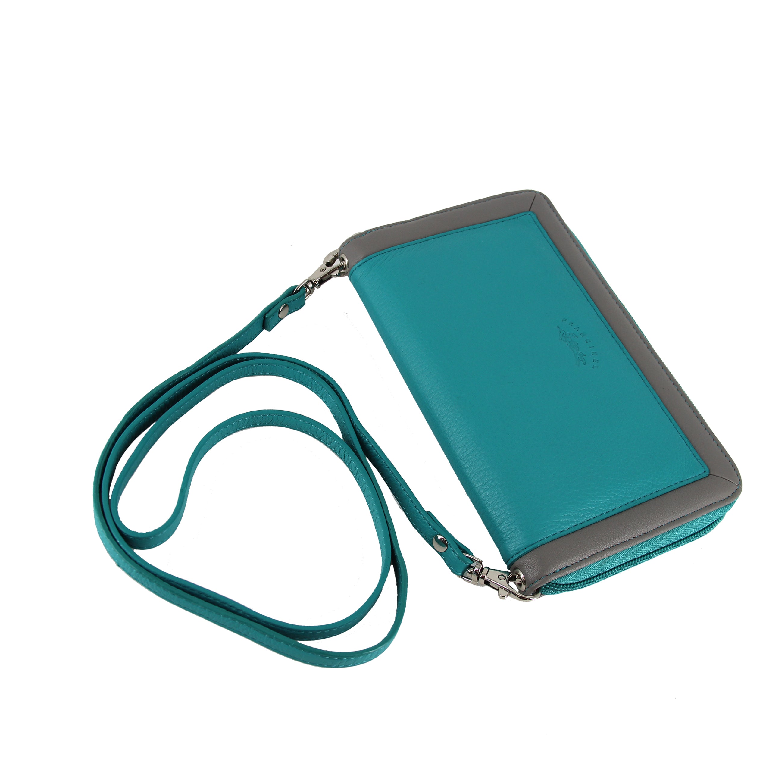 NEUF COMPAGNON NOIR OXBOW pochette portefeuille porte monnaie aspect cuir EUR 15,50 - FR